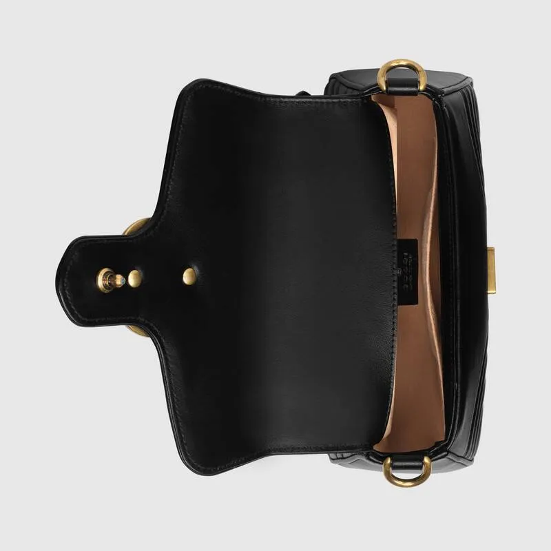 GUCCI〔GGマーモント〕ミニ トップハンドルバッグ&コンチネンタルウォレット 2点セット お得547260 DTDIT 1000